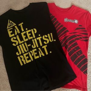 Hayabusa and Gracie Jiu Jitsu T-shirt bundle